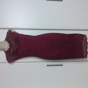 Aupuls Red/Burgundy Dress size Xsmall